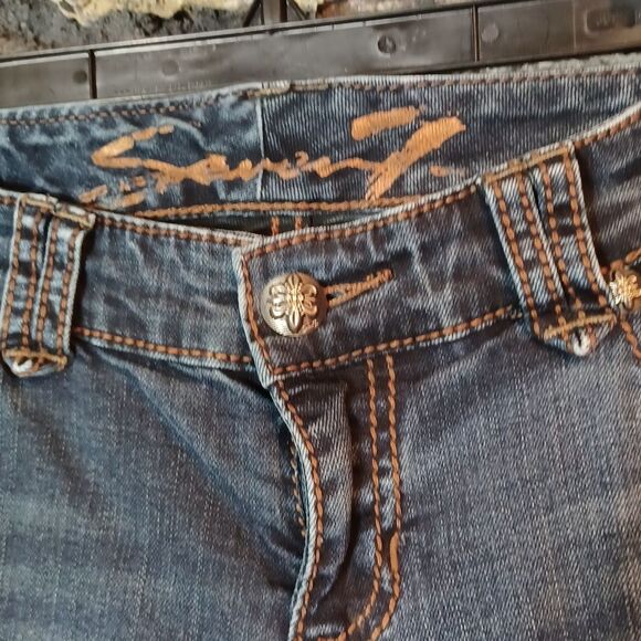 Seven7 jeans size 10 petite - Picture 4 of 10